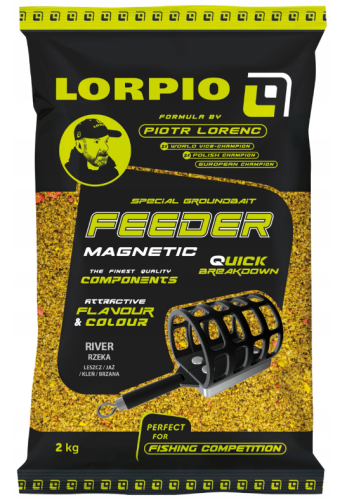 Zanęta Lorpio Magnetic Feeder / River / 2 kg / *ZA-LO523*    sklep wędkarski makarfish 1