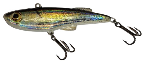 Wobler Hunter Virus 8 S / 82 mm / 19 g / silver / *VIR8S-SILV*  sklep wędkarski Makarfish