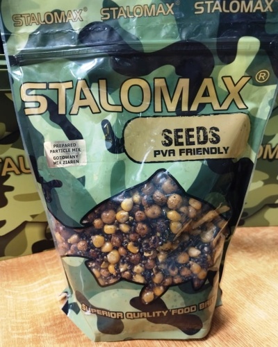 Mix ziaren zanętowych Stalomax / Konopie, kukurydza, orzech tygrysi /PVA Friendly / 1 kg / *STA24757* sklep wędkarski Makarfish