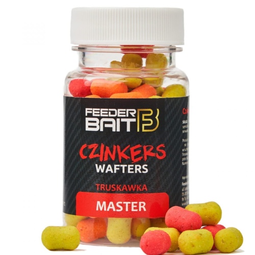 Kulki proteinowe Czinkers Feeder Bait / Master - Truskawka / neutralne / 7 x 10 mm / 60 ml / *FB19-11* sklep wędkarski Makarfish
