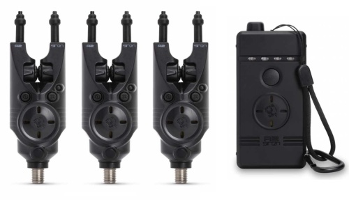 Zestaw sygnalizatorów Nash Siren R2 Set 3 Rod / 3 + 1 / multikolor / *T3003* sklep wędkarski Makarfish 1