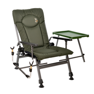 Fotel karpiowy F5R ST/P Elektrostatyk / Zielony / Nowy Model / 