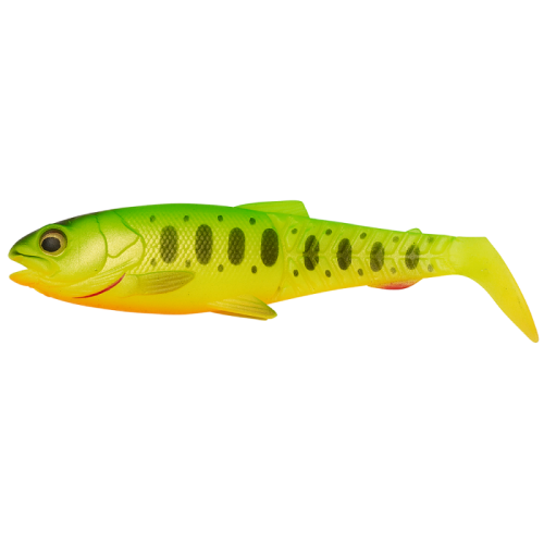 Przynęta gumowa Savage Gear Craft Cannibal Paddletail / 10,5cm / Firetiger / *71817* sklep wędkarski Makarfish