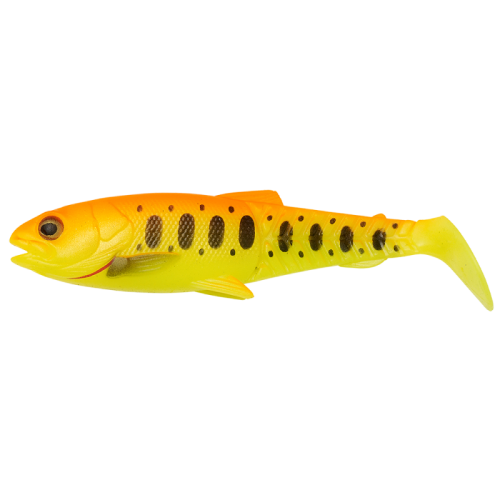 Przynęta gumowa Savage Gear Craft Cannibal Paddletail / 10,5cm / Golden Ambluance / *71818* sklep wędkarski Makarfish