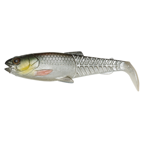 Przynęta gumowa Savage Gear Craft Cannibal Paddletail / 12,5 cm / Green Silver UV / *71821* sklep wędkarski Makarfish