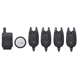 Zestaw Sygnalizatorów z Centralką i Lampką Prologic C-Series Pro Set / czerwony, zielony, żółty, niebieski / 4 + 1 + 1  / *76136*   