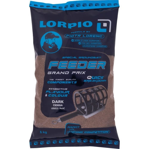 Zanęta Lorpio GRAND PRIX Feeder / Dark / 1 kg / *ZA-LO512* sklep wędkarski Makarfish