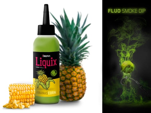 Fluo dip smużący Delphin Snax Liquix / Ananas - Kukurydza / 100 ml / *101003538* sklep wędkarski Makarfish