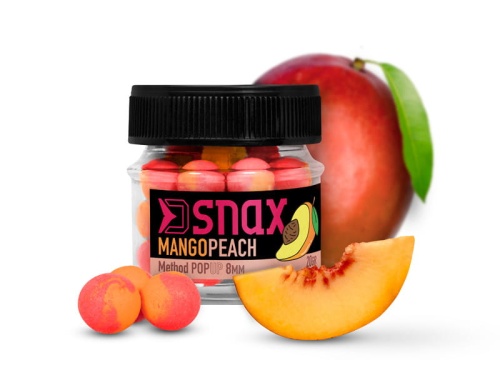 Przynęta Delphin D - Snax Pop Up / Mango - Brzoskwinia / ∅ 5,5 mm / 20 g / *101003448* sklep wędkarski Makarfish