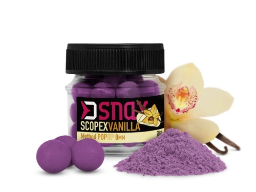 Przynęta Delphin D - Snax Pop Up / Scopex - Wanilia / ∅ 5,5 mm / 20 g / *101003523* sklep wędkarski Makarfish