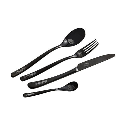 Zestaw sztućców Prologic Blackfire / 4 el. + pokrowiec / *72738* sklep wędkarski Makarfish 1