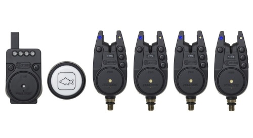 Zestaw Sygnalizatorów z Centralką i Lampką Prologic C-Series Pro Set / niebieskie / 4 + 1 + 1 / *76139* sklep wędkarski Makarfish