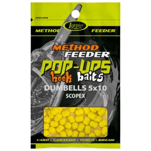 Kulki proteinowe, Dumbells Lorpio Hook Baits / Pop-Ups - pływające / Scopex / 5 x 10 mm / 15 g / *DD-005-021*