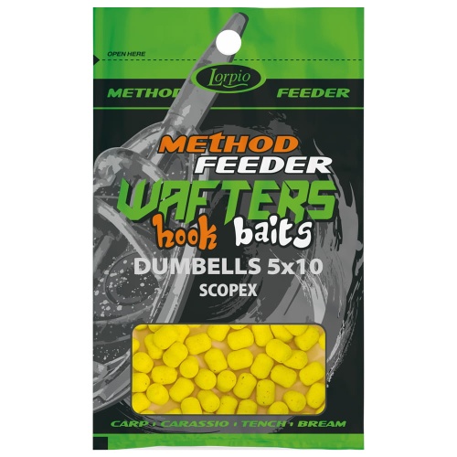 Kulki proteinowe Lorpio Hook Baits / Wafters - neutralne / Scopex / 5 x 10 mm / 15 g / *DD-008-021* sklep wędkarski Makarfish