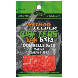 Kulki proteinowe  Lorpio Hook Baits / Wafters - neutralne / Malina - Czarny Pieprz / 5 x 10 mm / 15 g / *DD-008-026*