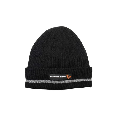 Czapka Savage Gear Reflex Beanie - Black / Reflex / *73740* sklep wędkarski makarfish