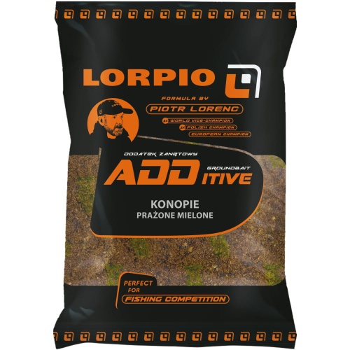 Konopie prażone Mielone Lorpio / 600 g / *DD-LO152* sklep wędkarski makarfish 1