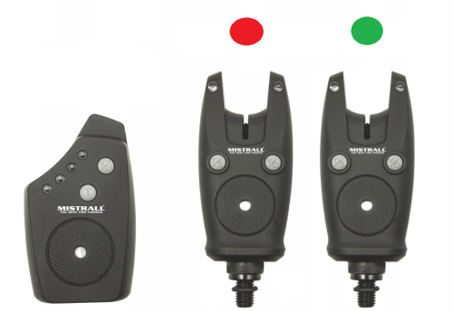 Centralka + Sygnalizatory Mistrall Slim R1 / 2 + 1 / *AM-6008630* sklep wędkarski Makarfish 1