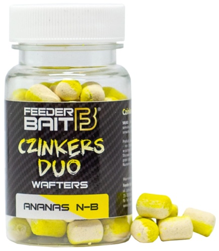 Kulki proteinowe Czinkers Duo Feeder Bait / Ananas N-butyric / neutralne / 7 x 10 mm / 60 ml / *FB36-1* sklep wędkarski Makarfish