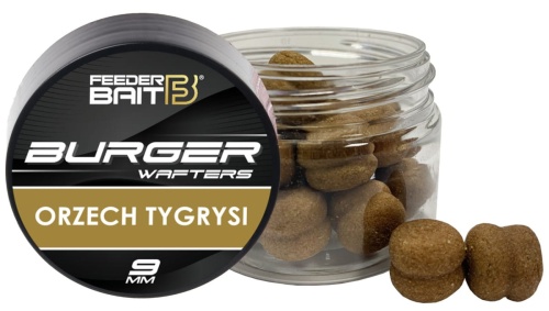 Fluo Burger Wafters Feeder Bait / Orzech Tygrysi / 9 mm / 25 ml / *FB37-8* sklep wędkarski Makarfish