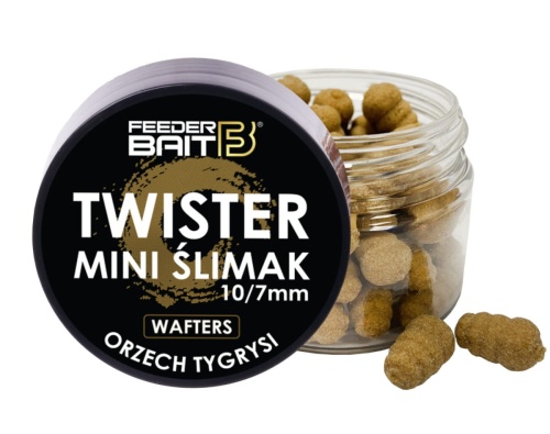 Twister Mini Ślimak Feeder Bait / Orzech Tygrysi / Wafters / 10 x 7 mm / 25 ml / *FB35-15* sklep wędkarski Makarfish