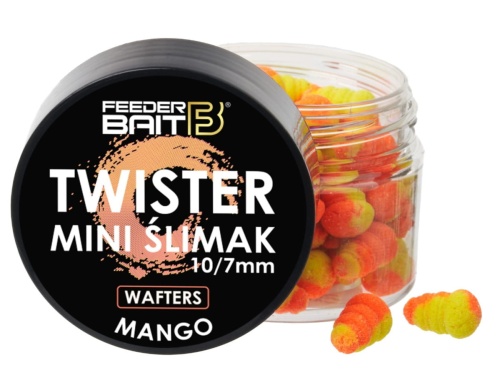 Twister Mini Ślimak Feeder Bait / Mango / Wafters / 10 x 7 mm / 25 ml / *FB35-16* sklep wędkarski Makarfish