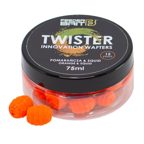 Twister Feeder Bait / Kałamarnica - Pomarańcza / Wafters / 12 mm / 75 ml / *FB30-13* sklep wędkarski Makarfish