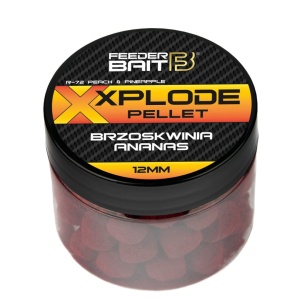 Pellet Xplode Feeder Bait / R-72 - Ananas & Brzoskwinia / 12 mm / Smużący / Pop-Up / *FB23-13*