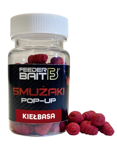 Kulki proteinowe Smużaki Feeder Bait / Kiełbasa / pływające / 7 x 10 mm / 60 ml / *FB16-2* sklep wędkarski Makarfish