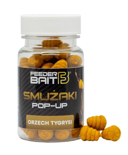 Kulki proteinowe Smużaki Feeder Bait / Orzech Tygrysi / pływające / 7 x 10 mm / 60 ml / *FB16-4* sklep wędkarski Makarfish