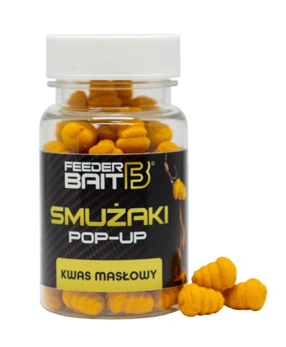 Kulki proteinowe Smużaki Feeder Bait / Kwas Masłowy / pływające / 7 x 10 mm / 60 ml / *FB16-7* sklep wędkarski Makarfish