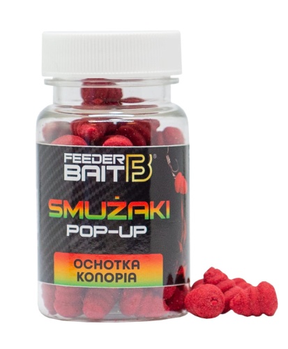 Kulki proteinowe Smużaki Feeder Bait / F1 - Ochotka & Konopie / pływające / 7 x 10 mm / 60 ml / *FB16-9* sklep wędkarski Makarfish