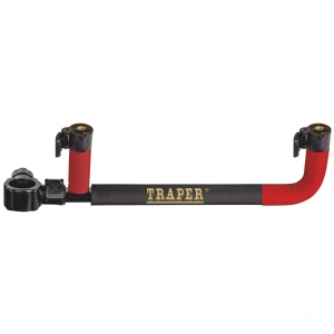 Fajka, podwójny uchwyt Traper Triple GST Click  Red / neoprenowa / 25 cm / ∅ 36 mm / *22933* 