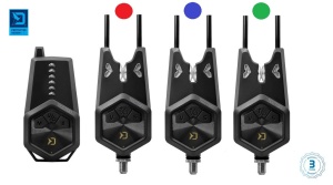 Zestaw sygnalizatorów, centralka Delphin Tecton / 3 + 1 / czerwony, niebieski, zielony  / *101004656*