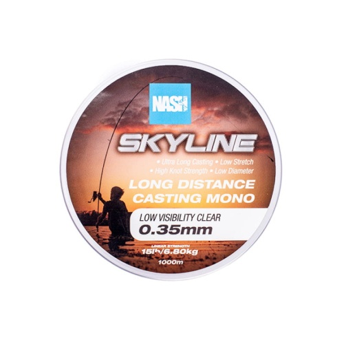 Żyłka Nash Skyline Mono Clear / 0,30 mm / 12 Lb / 1000 m / *T6037* sklep wędkarski Makarfish