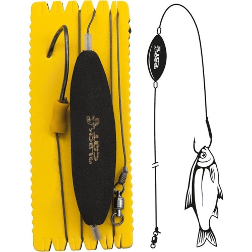 Zestaw sumowy Black Cat U-Float Rig Single Hook / XL / Hak - 10/0 / 120 cm / 100 kg / *4336119* sklep wędkarski makarfish