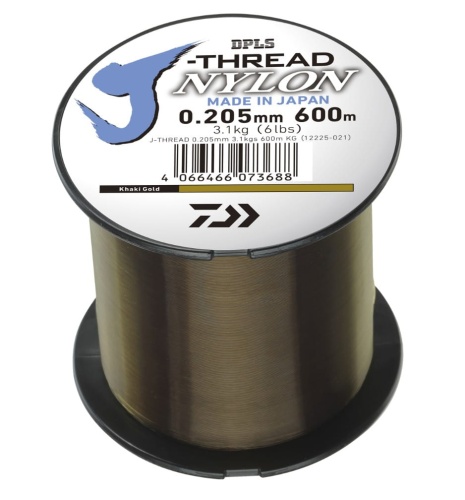 Żyłka Daiwa J-THREAD / 0,235 mm / 4,1 kg / 600 m / khaki gold / *12225-024* sklep wędkarski Makarfish 1