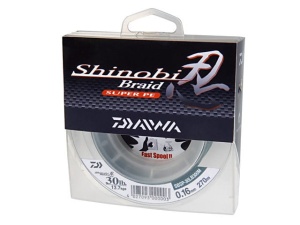 Plecionka Daiwa Shinobi / 0,12 mm / 270 m / zielona / *12715-112*