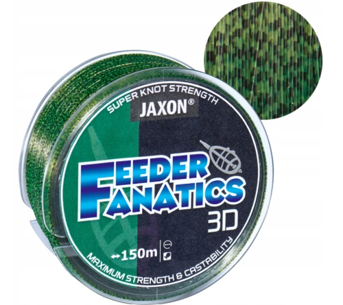 Żyłka Jaxon Feeder Fanatics 3D / ∅ 0,25 mm / 150 m / 13 kg / *ZJ-FFD025A*