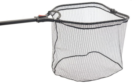 Podbierak Jaxon Onyx składany / 2,40 m / prostokątny / gumowany / *PL-AB240V* sklep wędkarski makarfish 1