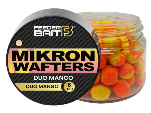 Mikron Feeder Bait / Duo Mango / Wafters / 4 x 6 mm / 25 ml / Pomarańczowo & żółte / *FB27-26* sklep wędkarski makarfish 1