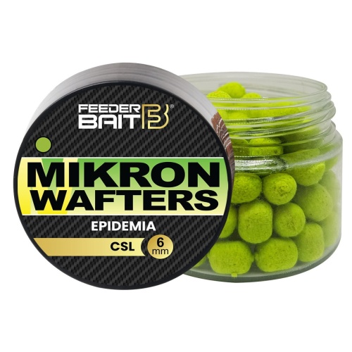 Mikron Feeder Bait / Epidemia / Wafters / 4 x 6 mm / 25 ml / zielone / *FB27-23* sklep wędkarski makarfish 1