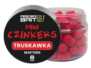 Kulki proteinowe mini Czinkers Feeder Bait / Truskawka / czerwony / 6 x 8 mm / 25 ml / *FB42-4*  