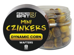 Kulki proteinowe mini Czinkers Feeder Bait / Dynamic Corn / żółty & brązowy / 6 x 8 mm / 25 ml / *FB42-5*   