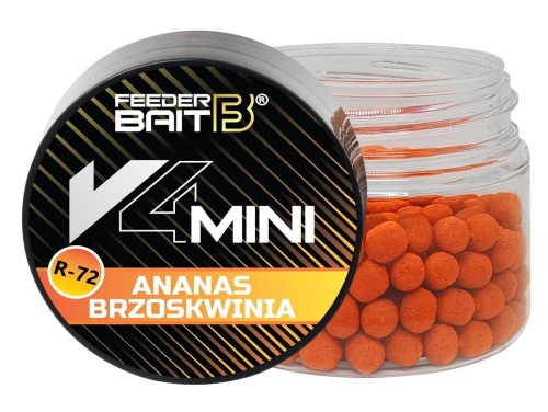 Przynęta Feeder Bait V4 Mini Wafters / Ananas Brzoskwinia / 4 mm / 15 ml / *FBV-5* sklep wędkarski Makarfish