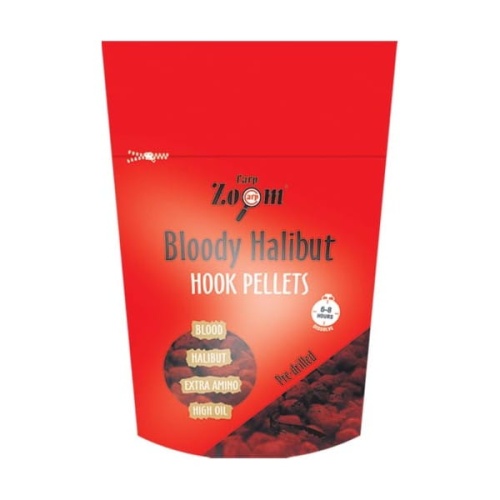 Pellet Carp Zoom Bloody Halibut / Truskawka &amp; Halibut / ∅ 8 mm / 150 g / *FZ-CZ9653* sklep wędkarski makarfish