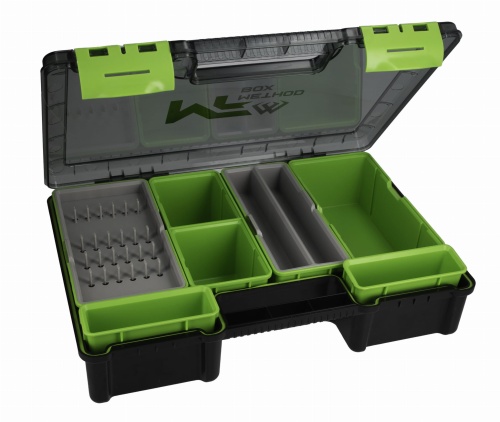 Pudełko Method Feeder Box Mikado / 35 x 25 x 8 cm / *UAC-H1912-MB* sklep wędkarski Makarfish 1