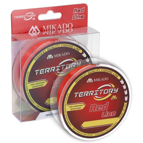 Żyłka karpiowa Mikado Territory Red Line / czerwona / ∅ 0,35 mm / 11,90 kg / 600 m / *ZTR6-035* sklep wędkarski makarfish 1