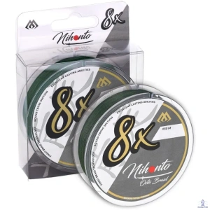 Plecionka Mikado Nihonto Octa BRAID Green - Zielony 0,14mm / 150m / 10,15kg / *Z24G-014*