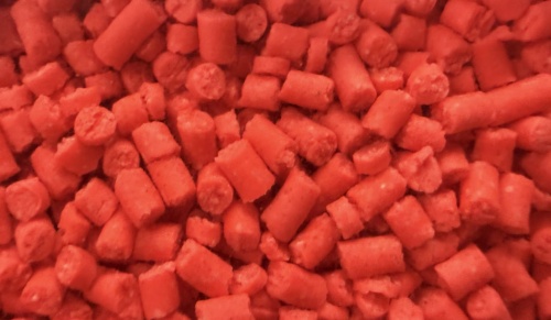Pieczywo fluo, pellet Boland / Czerwony / 400 g / *KO-PEC008* sklep wędkarski Makarfish